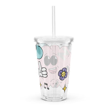 Borraccia in plastica trasparente