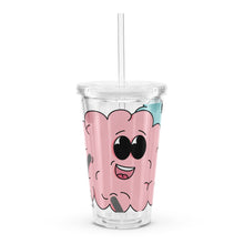 Borraccia in plastica trasparente
