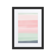 Framed poster