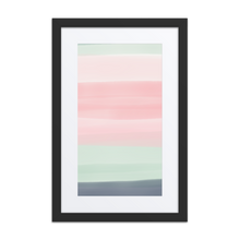 Framed poster
