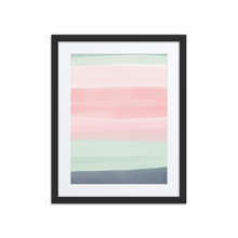 Framed poster