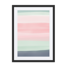 Framed poster