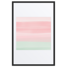 Framed poster