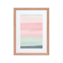 Framed poster