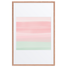 Framed poster