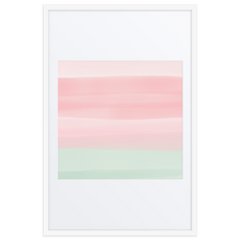 Framed poster