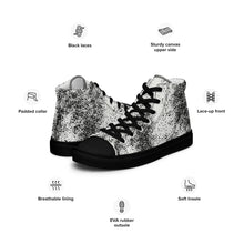 Men’s high top canvas shoes
