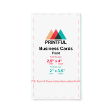 Set of business cards
