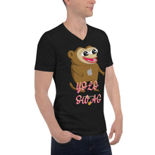 Unisex Short Sleeve V-Neck T-Shirt