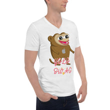 Unisex Short Sleeve V-Neck T-Shirt