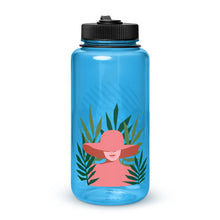 Wide mouth plastic water bottle