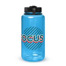 Wide mouth plastic water bottle