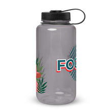 Wide mouth plastic water bottle