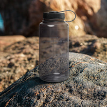 Wide mouth plastic water bottle