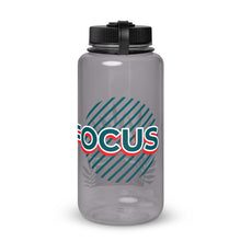 Wide mouth plastic water bottle