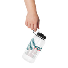 Wide mouth plastic water bottle
