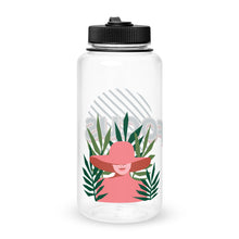 Wide mouth plastic water bottle