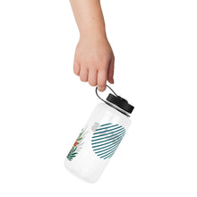 Wide mouth plastic water bottle