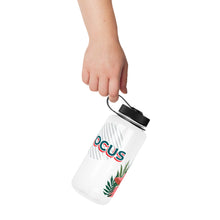 Wide mouth plastic water bottle