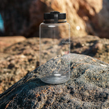 Wide mouth plastic water bottle