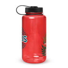 Wide mouth plastic water bottle