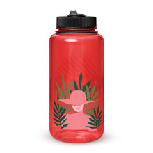 Wide mouth plastic water bottle