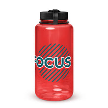 Wide mouth plastic water bottle