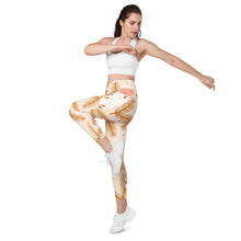 Crossover leggings with pockets
