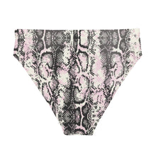 Recycled high-waisted bikini bottom