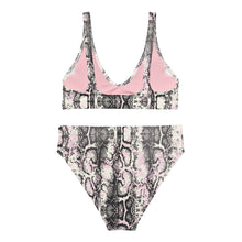 Recycled high-waisted bikini