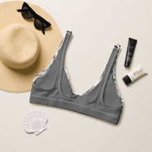 Recyled padded bikini top