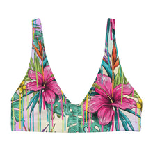 Recyled padded bikini top