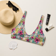 Recyled padded bikini top