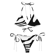 All-over print recycled string bikini