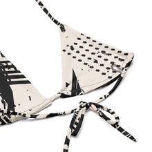 All-over print recycled string bikini