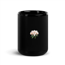 Taza negra brillante