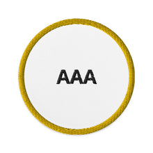 Embroidered patches