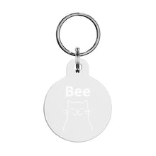 Engraved pet ID tag