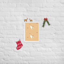 Framed matte paper poster OAK