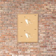 Framed matte paper poster