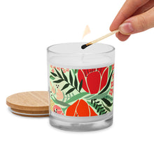 Glass jar candle