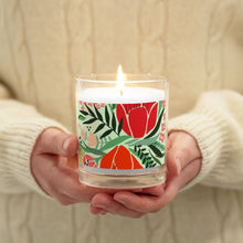 Glass jar candle