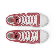 Men’s high top canvas shoes