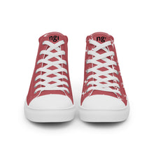 Men’s high top canvas shoes