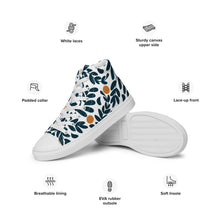 Men’s high top canvas shoes
