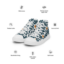 Men’s high top canvas shoes