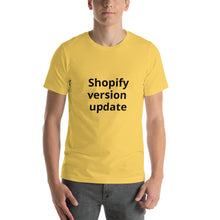 Shopify version update