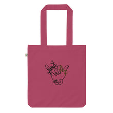 Organic fashion tote bag