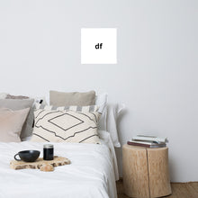 Photo paper poster