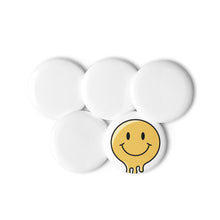 Set of pin buttons